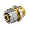 Муфта МП латунь никель обжим Дн 20х1/2" НР ГОСТ 32415-2013 7001 Aquasfera 7001-03 — 1