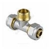 Тройник МП латунь никель обжим Дн 20х3/4"х20 НР ГОСТ 32415-2013 7014 Aquasfera 7014-02 — 6