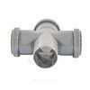 Крестовина PP-H 1-плоскостная серый Дн 110х110х110х87гр б/нап в/к VALFEX 27211110 — 4