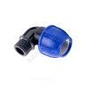 Отвод компрессионный ПЭ Дн 63х1 1/2"х90гр НР Ру10 RTP (РосТурПласт) 21782, миниатюра — 1
