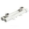 Планка (настенный комплект) PP-R монтажная универсальная серая Дн 20х1/2" ВР RTP (РосТурПласт) 30387 — 2