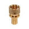 Муфта для PE-X труб аксиальная латунь Дн 32х3/4" ВР MX Рехау 11093321001 — 1