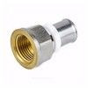 Муфта МП латунь никель пресс Дн 26х3/4" ВР ГОСТ 32415-2013 8002 Aquasfera 8002-05, миниатюра — 0