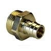 Муфта для PE-X труб радиальная латунь Дн 25х1/2" НР РОС
