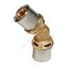 Угольник для МП/PE-X труб латунь пресс Дн 63х45гр RM144 Giacomini RM144Y014